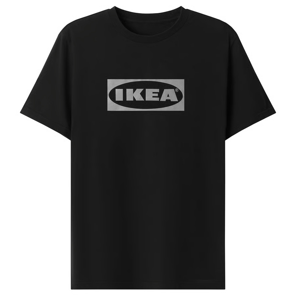 IKEA AURTIENDE T-shirt, Black, L/XL (405.801.77) NEW
